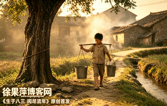 80后童年农事篇④挑水