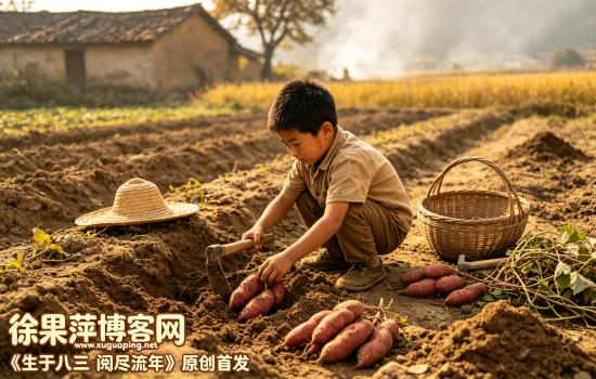 80后童年农事篇⑦挖红薯