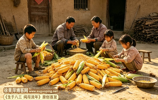 80后童年农事篇⑰剥玉米